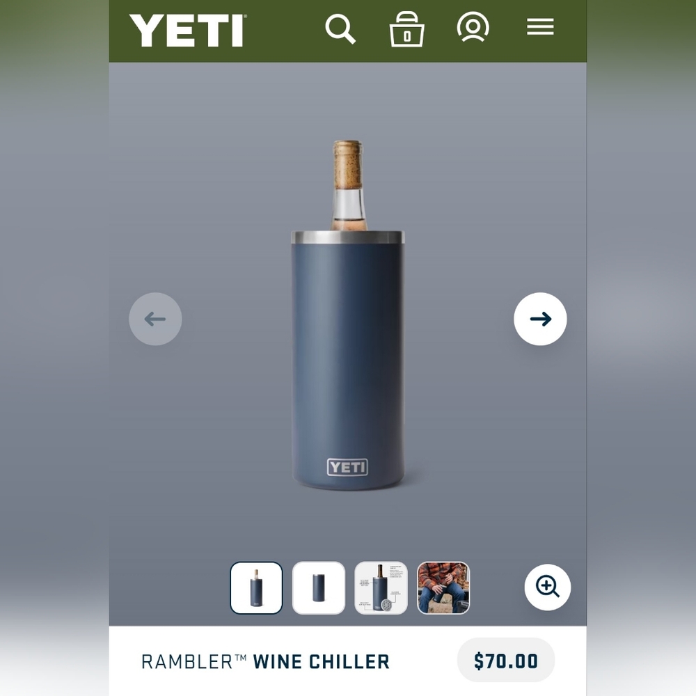 Yeti wine chiller Navy
